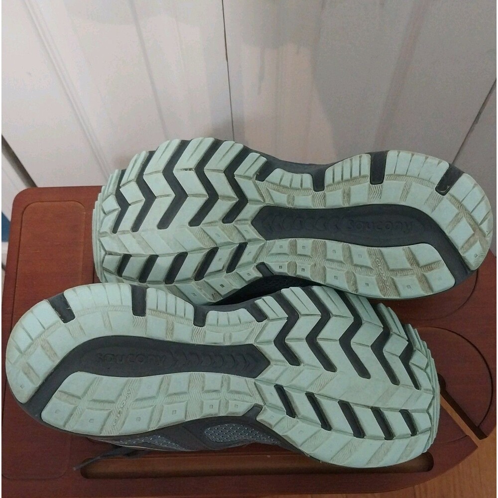 Saucony Women Cohesion II running shoes, Grey w/Teal S10428-1 Size 10W preowned - Picture 3 of 8